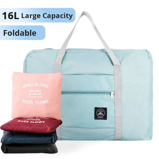 Folding Travel Storage Bag – Large Handbag for Luggage, Clothes, and Picnics