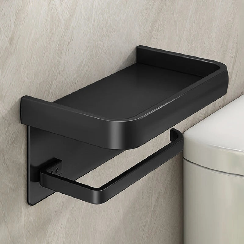 Aluminum Alloy Toilet Paper Holder Tissue Rack