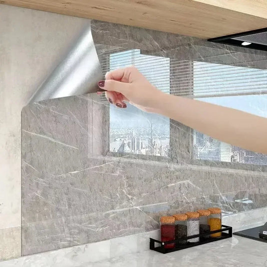 Oil Proof Marble Vinyl Self Adhesive Waterproof