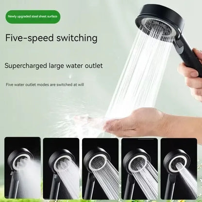 5 Modes Shower Head High Pressure