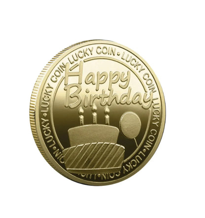 Gold Plated Bitcoin Coin - Collectible Casascius Metal Gift