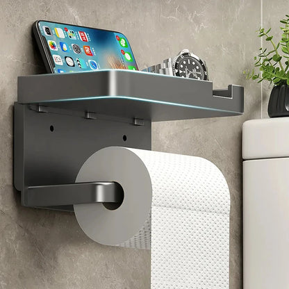 Toilet Paper Holder Plastic Storage Rack