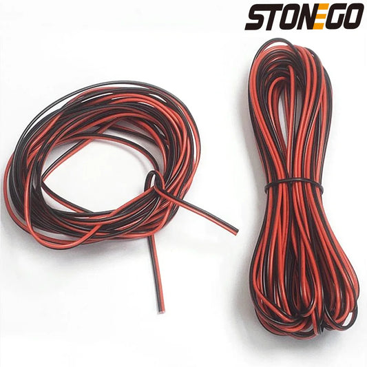 STONEGO 2-Pin Extension Cable for WS2812/WS2811 RGB LED Strips - 22AWG