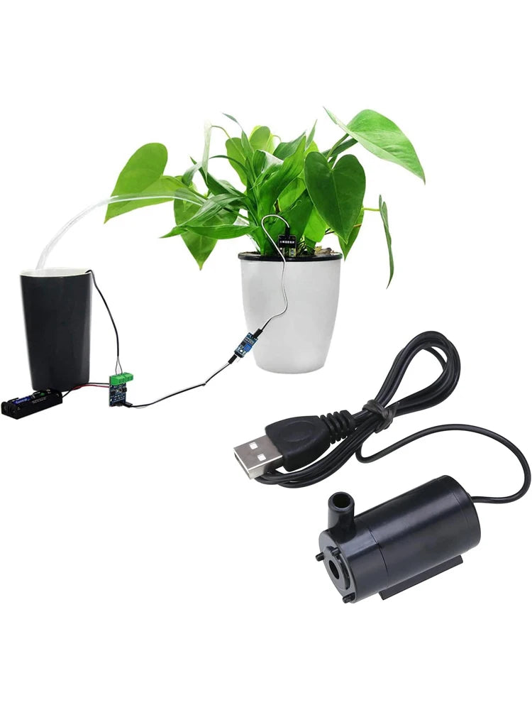 DC 3-5V USB Micro Submersible Mini Low Noise Brushless