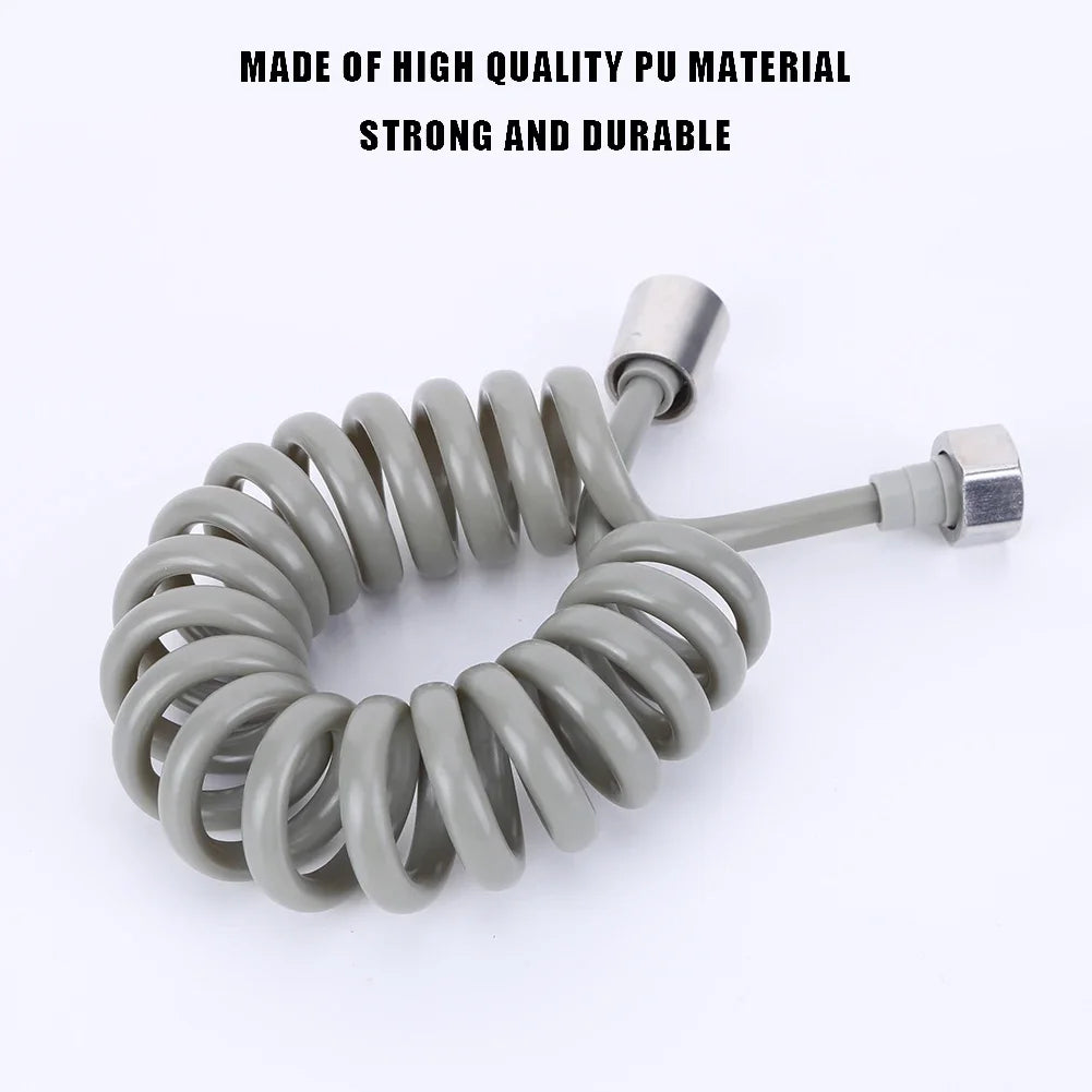 2/3/5M Flexible Shower Hose Universal Spring Extension Hand