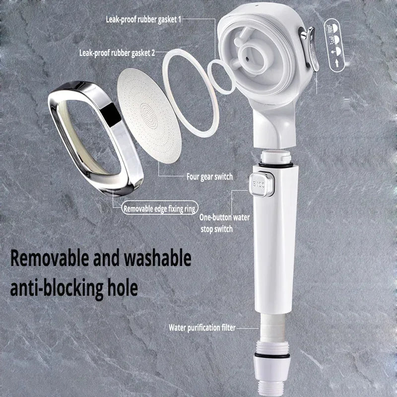 High Pressure Shower Head Water Saving