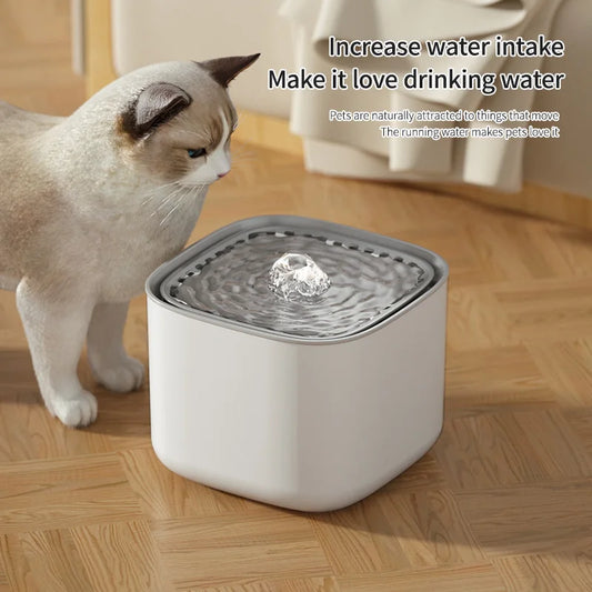 3L Cat Water Fountain - Auto Recirculating USB Electric Water Dispenser