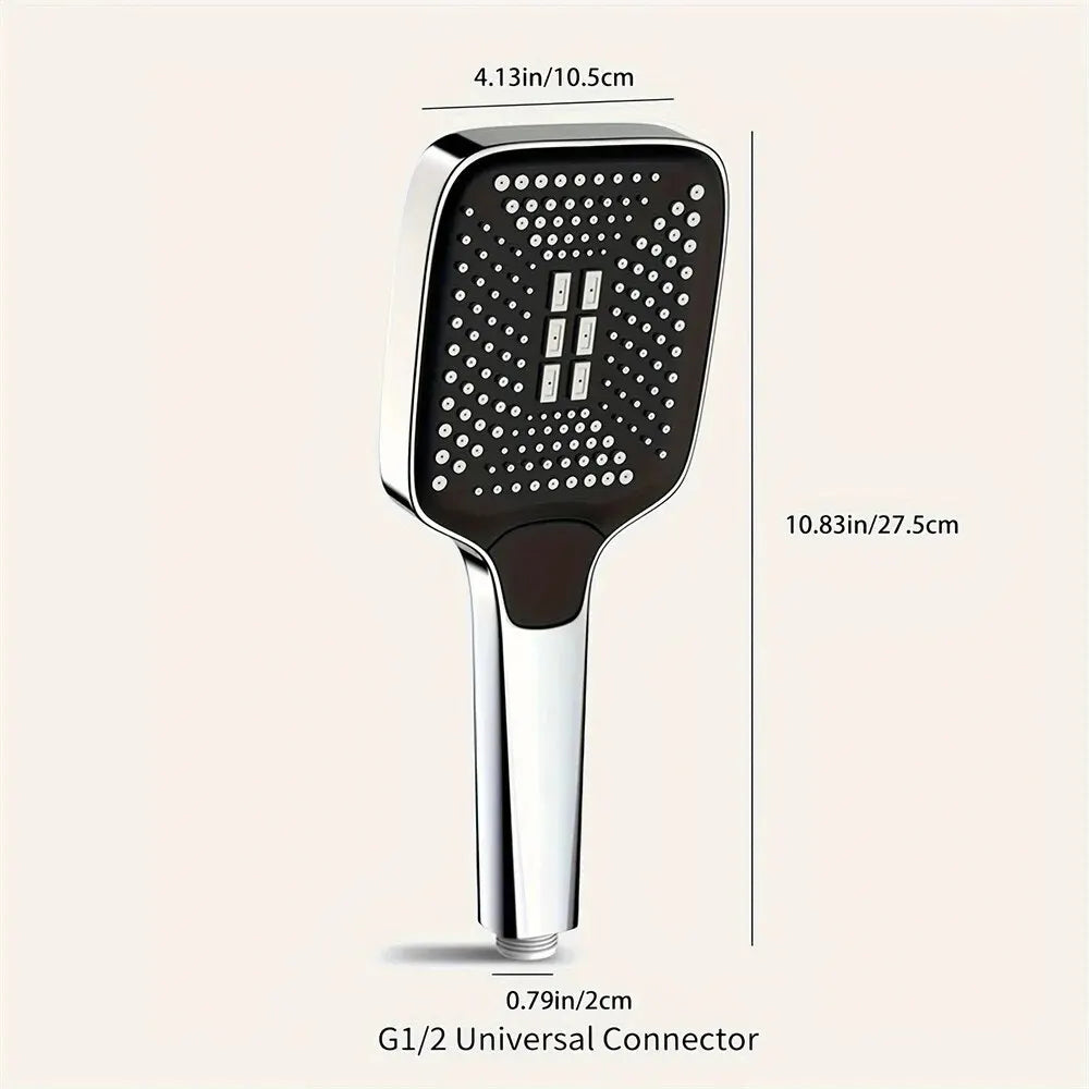 Adjustable Shower Head 3 Mode Rainfall Shower