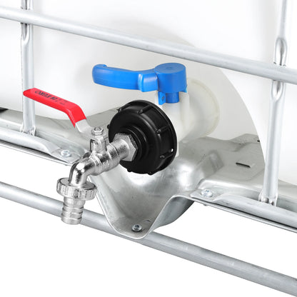 Durable IBC Tank Tap Adapter S60*6 to 1/2''/3/4'' Connector