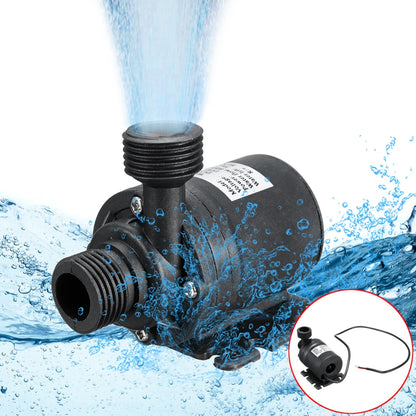 Ultra Quiet Water Pump Mini DC 12V 19W 800L/H Brushless Motor