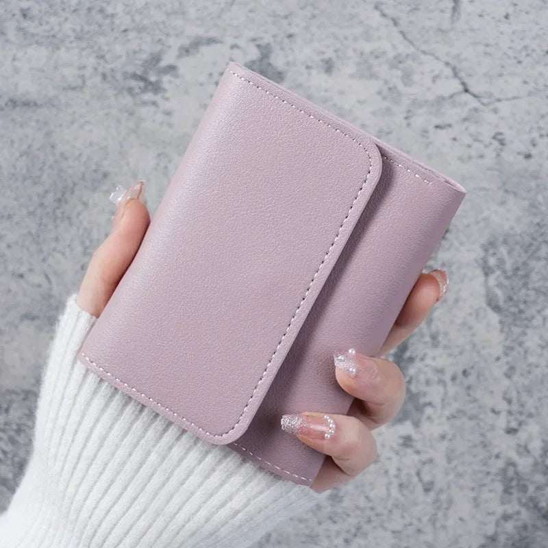 Multi-Functional Card Holder – Simple Lady Purse for Students