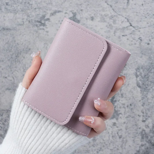 Multi-Functional Card Holder – Simple Lady Purse for Students
