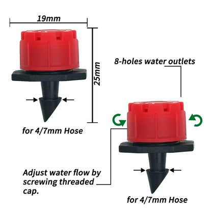10-30M Garden 1/4'' Drip Irrigation Kit Automatic Watering