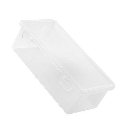 Pencil Storage Box,Pen Organizer Storage,Office Supplies Organizer Box,Large Capacity Transparent Marker Crayon Box for School