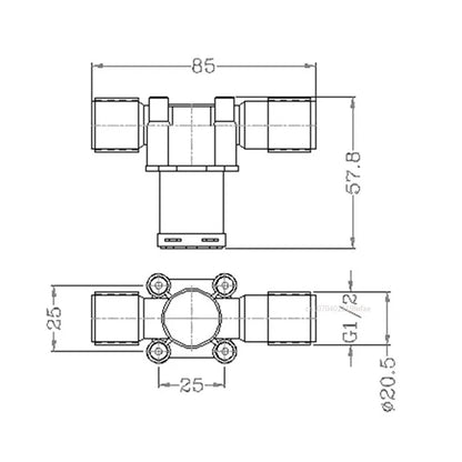 1/2" 3/4" Male Thread Solenoid Valve AC 220V DC 12V 24V Water Control