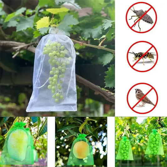 50/100pcs Grape Protection Mesh Bags for Pest Control