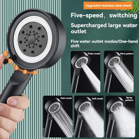 5 Modes Shower Head High Pressure