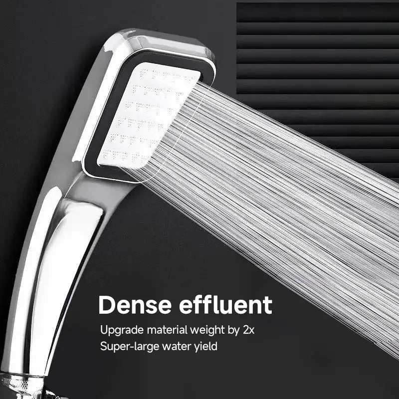 300 Holes Pressurized Showerhead Hand Hold