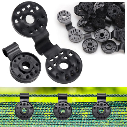 200/100/50/20/10Pcs Shade Cloth Clip Shade Fabric Clamps