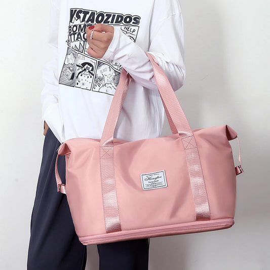 Fashionable Short-Haul Travel Bag | Large Storage Women's Yoga Gym Shoulder Bag