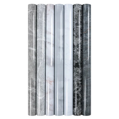 60cm Width Marble Self Adhesive Wallpaper Vinyl Wall Stickers Waterproof