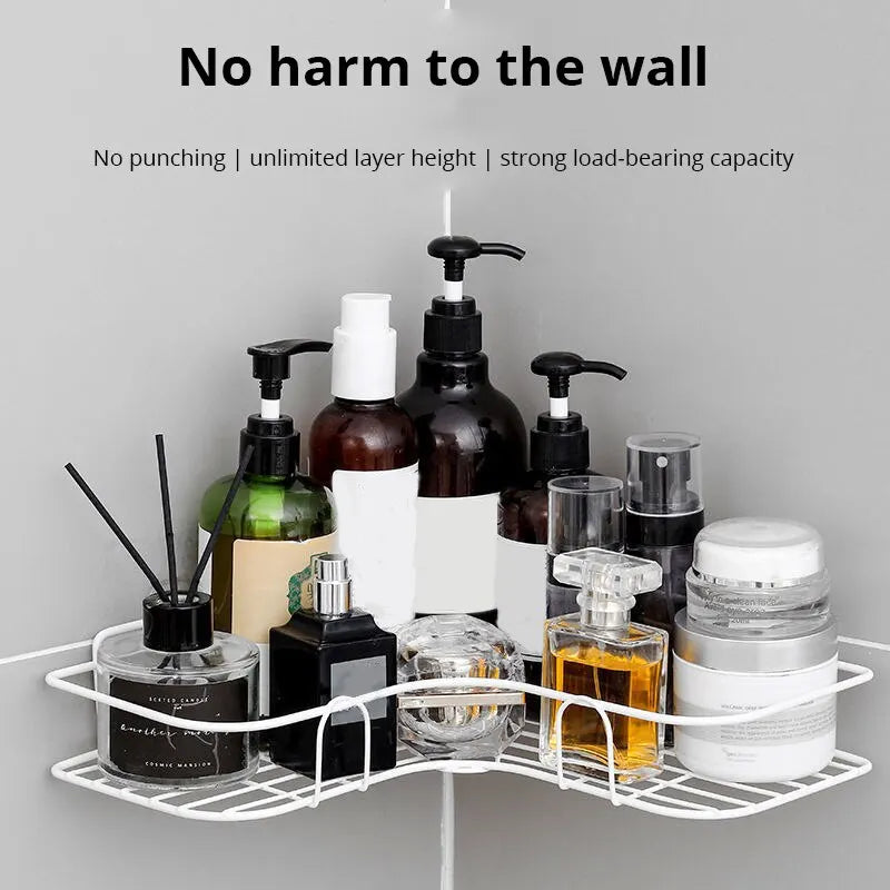 Iron Triangle Rack For Kitchen Bathroom