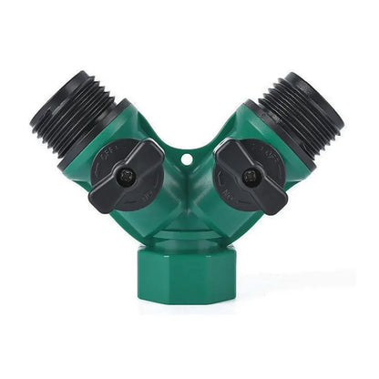 2 Way Garden Hose Splitter Garden Hose Connector with Faucet Watering