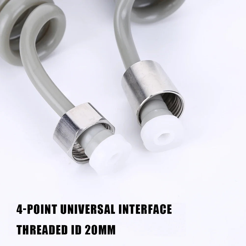 2/3/5M Flexible Shower Hose Universal Spring Extension Hand