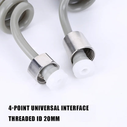 2/3/5M Flexible Shower Hose Universal Spring Extension Hand