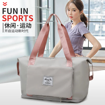 Lightweight Travel Luggage Bag – Large Capacity with Dry and Wet Separation