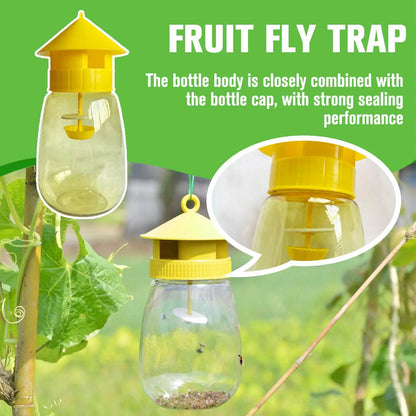 Plastic Fruit Fly Trap - Effective Drosophila Pest Control