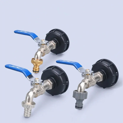 Durable IBC Tank Tap Adapter S60*6 to 1/2''/3/4'' Connector