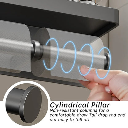 Toilet Paper Holder Wall-Mounted Aluminum alloy