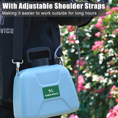 Electric 5L Garden Sprayer - USB Rechargeable Irrigation Tool