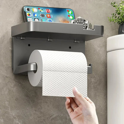Toilet Paper Holder Plastic Storage Rack
