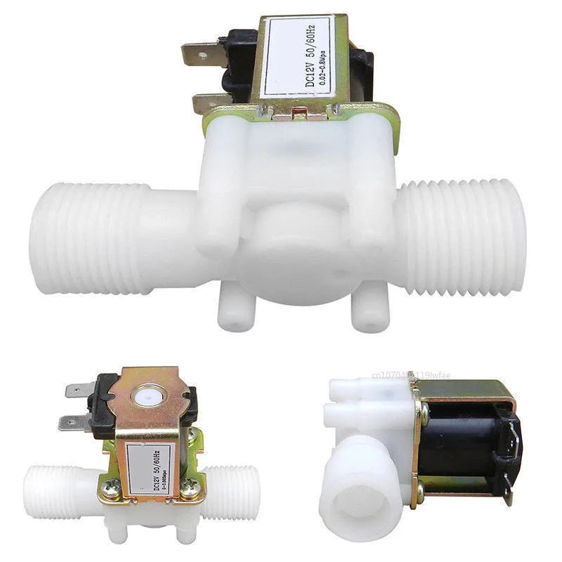 1/2" 3/4" Male Thread Solenoid Valve AC 220V DC 12V 24V Water Control