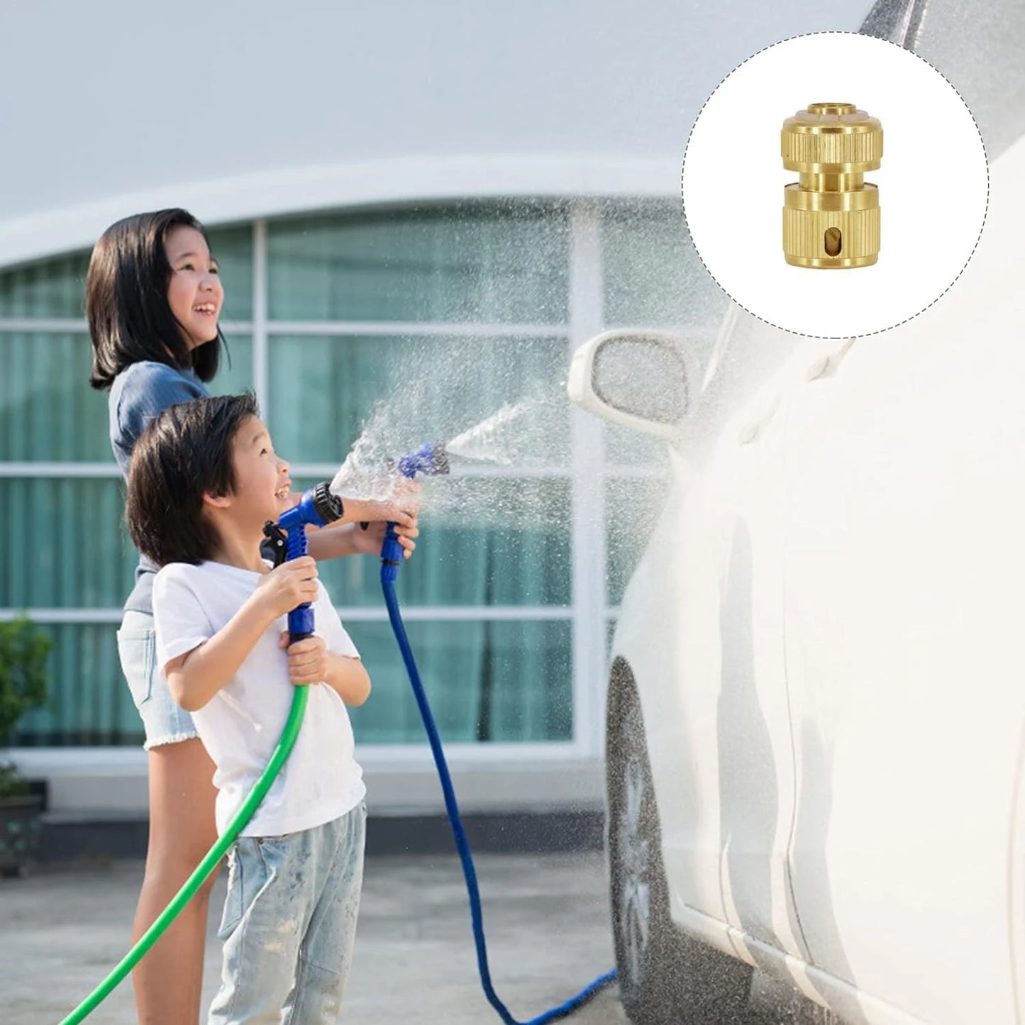 1/2\" Garden Hose Connector Watering Water Hose Pipe