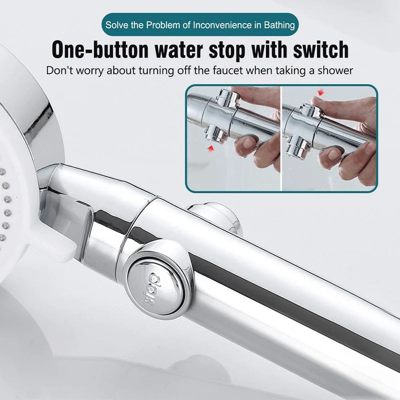 High Pressure Shower Head 5 Modes Adjustable