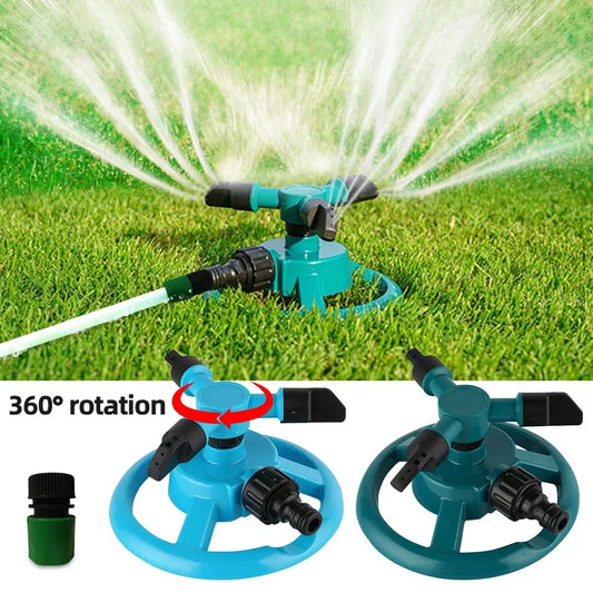 360° Automatic Rotating Sprinkler Nozzle for Garden Irrigation