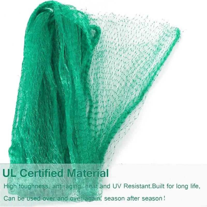 Garden Netting Green Woven Mesh Protect Plants