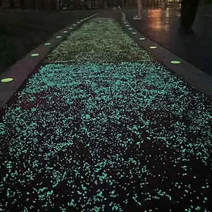 1000pcs 3-5mm Luminous Sand Glow In Dark Pebbles Stone