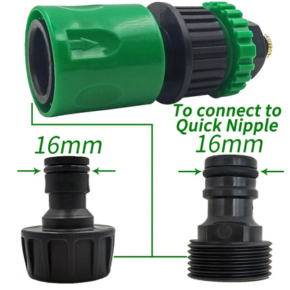 Quick Connector Nipple EURO USA 3/4 Inch Male Threaded Hose Pipe