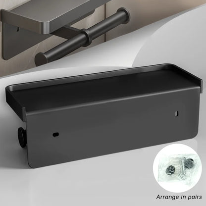 Toilet Paper Holder Wall-Mounted Aluminum alloy