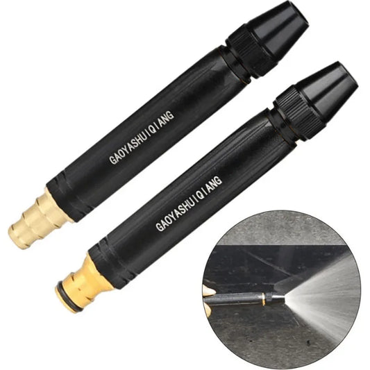 Portable High Pressure Washing Water Gun Adjustable Nipple Hose