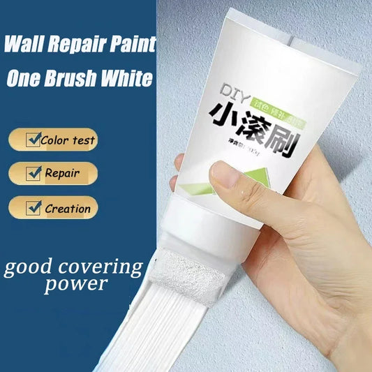 100g White Pink Wall Small Roller Brush Paint
