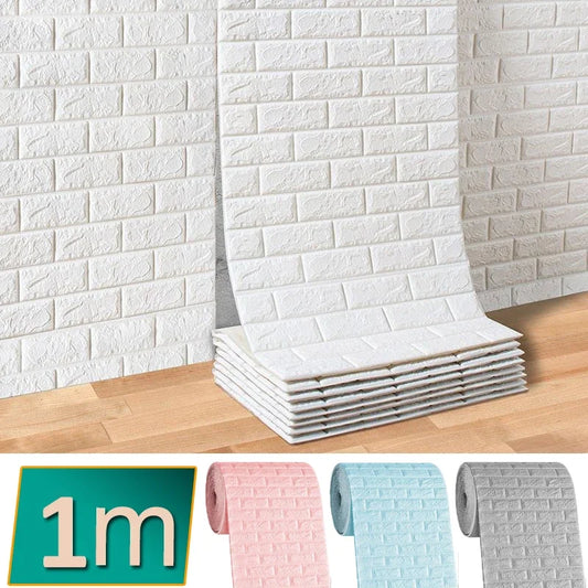 70cm*1m 3D Self-Adhesive Wallpaper Continuous Waterproof