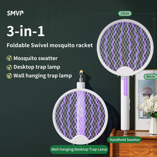 Electric Mosquito Killer Racket Fly Swatter Bug Zapper