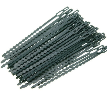 50pcs Adjustable Plastic Plant Cable Ties Reusable Cable Ties for Garden