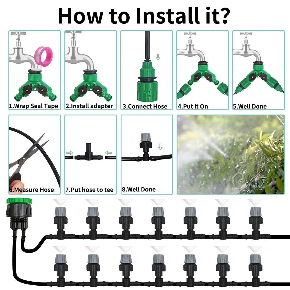 10-20M Automatic Watering Irrigation System Portable