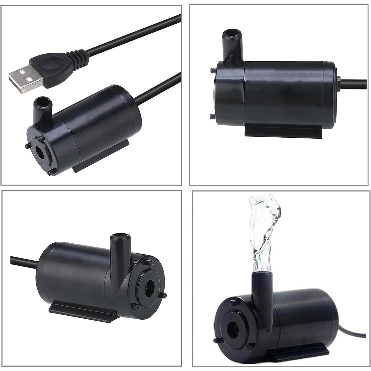 DC 3-5V USB Micro Submersible Mini Low Noise Brushless